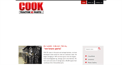 Desktop Screenshot of cooktractorparts.com